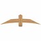 Ekena Millwork Bellingham Timber Gable Bracket, Western Red Cedar, 60"W x 15"H x 1 1/2"D x 5 1/2"F, 6/12 Pitch GBW060X15X0206BEL00SWR - alternate 1